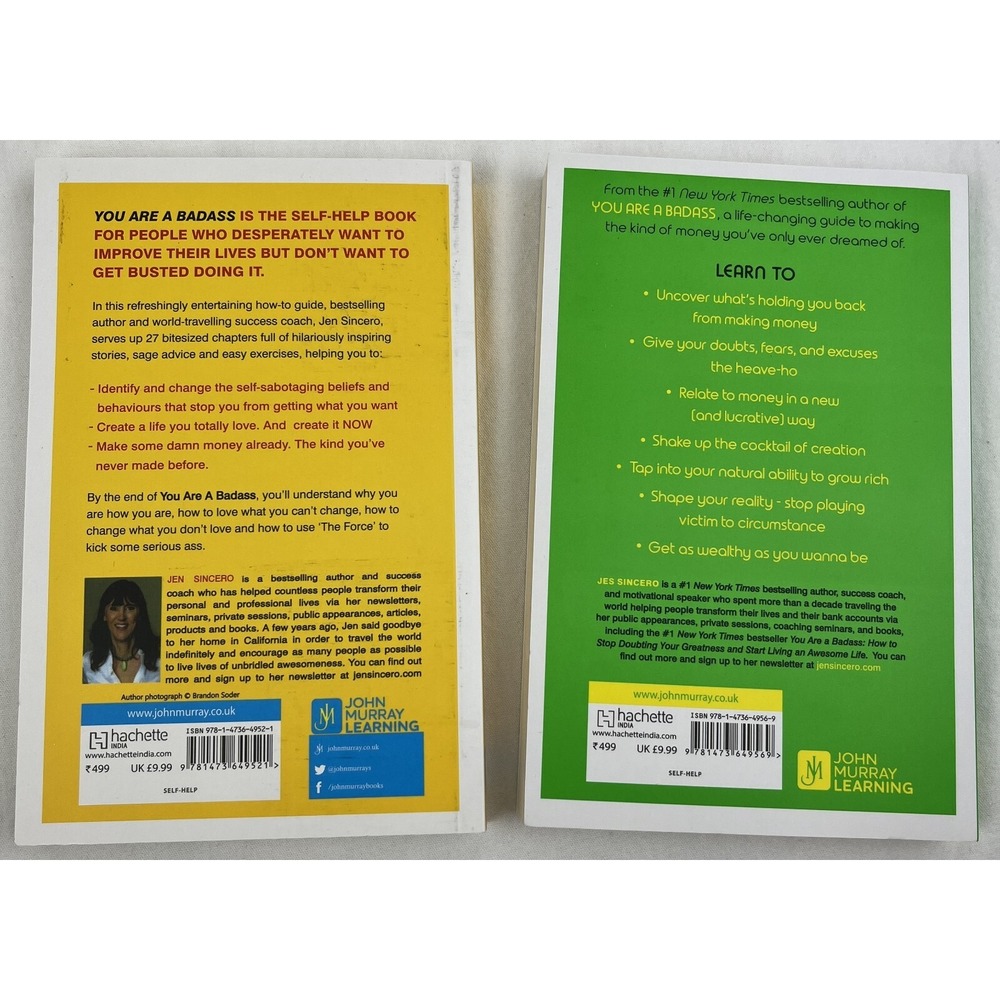 You‎ Are a Badass & You Are a Badass at Making Money 2 Book Set Jen Sincero - Picture 2 of 2